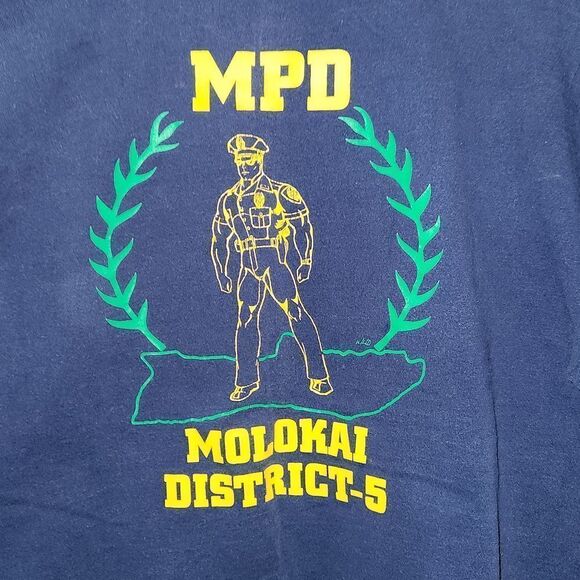 Maui Police Department Molokai District 5 Shirt L - Picture 2 of 4